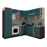 Bucatarie de Colt COSSY NEW DR. 200-230, Wenge / Decor 0244